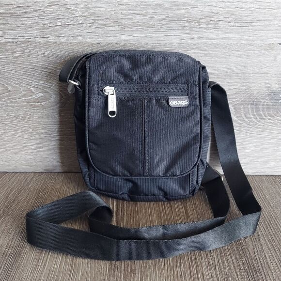 Ebags Black Crossbody Messenger Bag - Picture 1 of 7